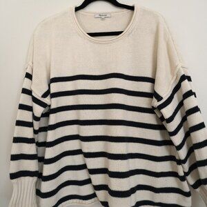 Madewell cotton striped sweater